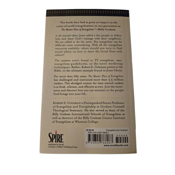 Master plan of evangelism by Dr. Robert E. Coleman - spire - isbn 9780800788087 - Picture 3 of 6